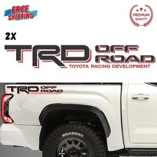 👑2PCS TRD Off-Road Decals For Toyota Tacoma Tundra Pair Sticker Truck bedside picture
