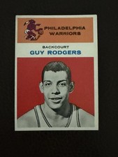 1961-62 Fleer - Guy Rodgers #37 (RC) EX/NM picture