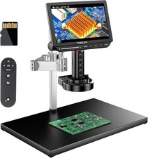 TOMLOV 4K Autofocus Digital Soldering Microscope 10.1