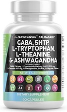 Clean Nutraceuticals GABA-5 HTP-LTryptophan-LTheanine-Ashwagandha Exp 09/2027 picture
