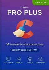Ccleaner professional plus 2026 - 1 Year - 3 Device - Global picture