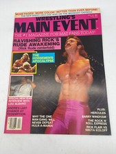 Vintage Wrestling's Main Event Magazine April 1988 Rick Rude Sting Covers picture