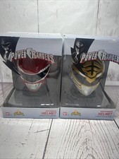 Bandai Power Rangers Legacy Collection Red & White Ranger Helmets (BOX WEAR) picture