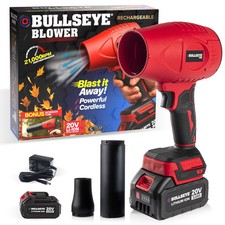 Bullseye Blower Cordless 20V Handheld Electric Leaf Dust Blower 24,000 RPM New picture