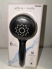  allen + roth Galway Handheld Shower Head Matte Black 6 Spray Magnetic Docking picture