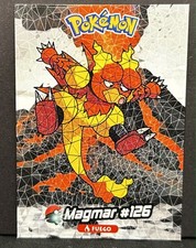 MAGMAR - POKEMON CRYSTAL CARD COLLECTION CRACKED CCG ICE HOLO picture