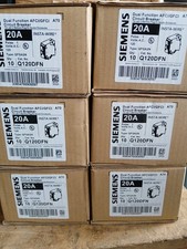 10 NEW  SIEMENS Q120DFN 20A 1 P. 120V DUAL FUNCTION PLUG ON NEUTRAL INTEGRATED  picture