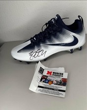 Ezekiel Elliot Dallas Cowboys #14 Signed Football Cleats w COA picture