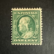 US Scott #357 Very Rare Blue Paper picture