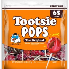 Tootsie Pops, The Original, Assorted Peanut Free and Gluten Free Lollipops, 65 C picture