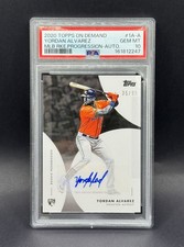 2020 Topps On Demand Rookie Progression Black #1A-A Yordan Alvarez /99 PSA 10 RC picture