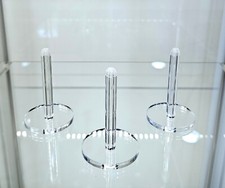 (3) Pack - 1/6th Scale Head Sculpt Stands - Round - Free US Shipping picture
