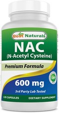 Best Naturals NAC - n-acetyl cysteine - 600 mg 120 Capsules picture