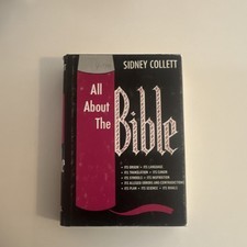 Fleming H. Revell All About The Bible HC Sidney Collett 20th Ed 1943 DJ picture