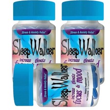Sleepwalker 20ct 3 Bottles Focus Increase Mood Enhancer SEALED BOTTLE   picture