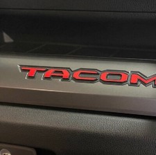 Red Vinyl Overlay Decals for Dash Board Letters For 2024-2026 Toyota Tacoma picture
