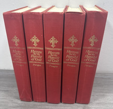 Hymns For The Family Of God 1976 Hymnal Songbooks Red Books Paragon 5 Books LOT picture