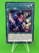Yu-Gi-Oh Justice Hunters 3X K9-LC Release Restraint Rare JUSH-EN038 NM picture
