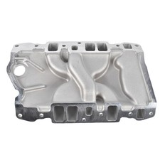 2111 Satin Intake Manifold for GM Chevy 90 Degree 200-229-262 4.3L V6 4-Barrel picture