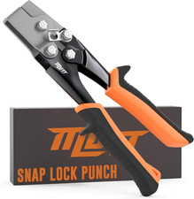 Mutt Tools Snap Lock Punch and Gutter End Cap Crimper HVAC Tool picture