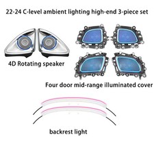 64 Colors LED Car Interior Ambient Light for Mercedes Benz C-class W206 22-2024 picture