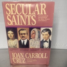 SECULAR SAINTS (JOAN CARROLL CRUZ) (TAN #1738) 1st Edition first printing picture