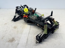 ROUGH Used Traxxas Nitro Rustler 1/10 Scale Buggy Slider Parts Chassis 0012 picture