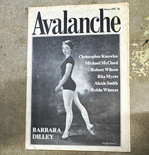 Avalanche Magazine Winter 1975 Barbara Dilley Robert Wilson Illustrated English picture