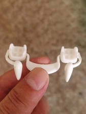 Retractable Vampire Teeth Fangs Halloween Cosplay Makeup Zombie Dentures Teeth picture