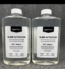 2 Pack Slime Activator Amazon Basics Solution 1 QT Each SEALED picture