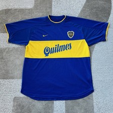 Boca Juniors Argentina Nike Vintage Jersey Shirt 2000 Home Mens L Soccer Y2K picture