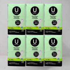6 Pack - U by Kotex Clean & Secure Ultra Thin Pads, Heavy, 40 Count picture