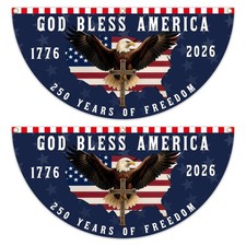 2PCS 250th Anniversary Flag,1.5X3 FT 1776-2026 Fan Flags, 250 Years Anniversary picture