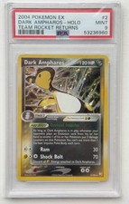 Dark Ampharos 2/109 Holo - Pokemon EX Team Rocket Returns - PSA 9 picture