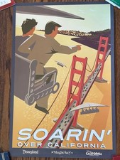 Disneyland soarin’ over California magic key poster picture