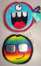 Lot of 12 Vibrant Life Fetch Buddy Squeaker Disc Dog Toy picture