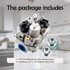 700-506 Millivolt Gas Valve for Robertshaw 700 Series 200,000 BTU/H Fast Opening picture