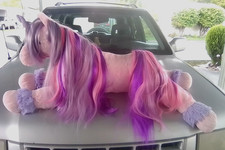 Jumbo Giant Stuffed Horse Unicorn 40