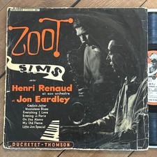 Zoot Sims Avec Henri Renaud RARE 1st 10” France Ducretet Thompson lp picture
