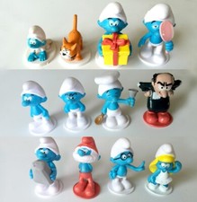 Smurfs Playset 12 Figure Cake Topper Cupcake Toppers * USA SELLER Toy Doll Set picture