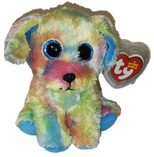 Ty Beanie Baby Boos MAX Autism Awareness Day 4/02 Tie Dyed Dog (6 Inch) 2021 NEW picture
