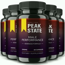 Peak State Male Capsules, Advanced Formula Nutrition Support for Men - 5 Pack picture