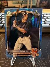 Mitch Voit 2025 Bowman Chrome Draft Sapphire Edition #BDC-71 (RC) Mets picture
