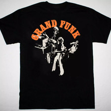 Vtg Grand Funk Railroad Live In Tour Cotton Black Shirt All Size For Men TR120 picture