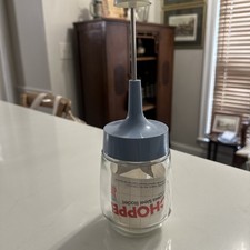 Vintage Acme Food Nut Chopper; Metal blade, glass jar; retro look. Great cond. picture