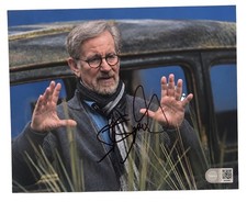 DIRECTOR STEVEN SPIELBERG Rare Hand Signed 8x10 inch Cinema Movies Photo SWAU picture