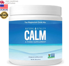 Natural Vitality Calm Magnesium Powder | 8oz Unflavored Supplement | EXP 10/2027 picture