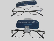 CLOSEOUT Magnivision Men Reading Glasses 'Chris' +1.00 - 2 Pairs picture