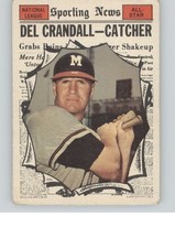1961 Topps #583 Del Crandall picture