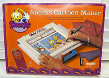 VINTAGE 1984 SNORKS CARTOON MAKER NEW IN OPEN BOX TOMY picture